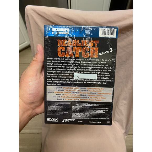 Deadliest Catch - Season Three (DVD, 2008, 3-Disc Set) Brand New Sealed - Picture 3 of 3